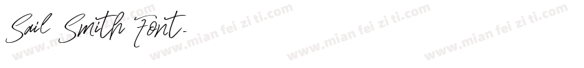 Sail Smith Font字体转换